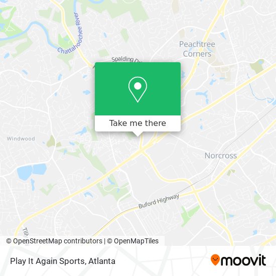 Play It Again Sports map