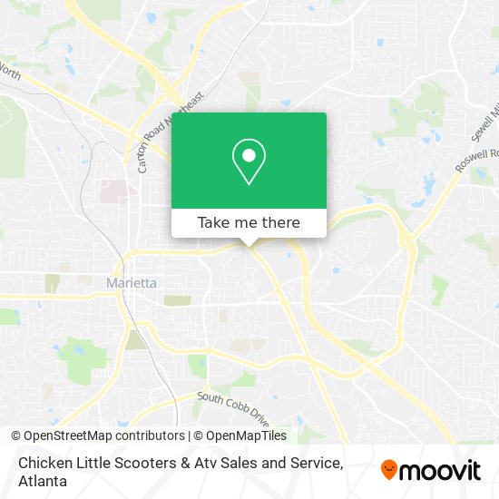 Mapa de Chicken Little Scooters & Atv Sales and Service