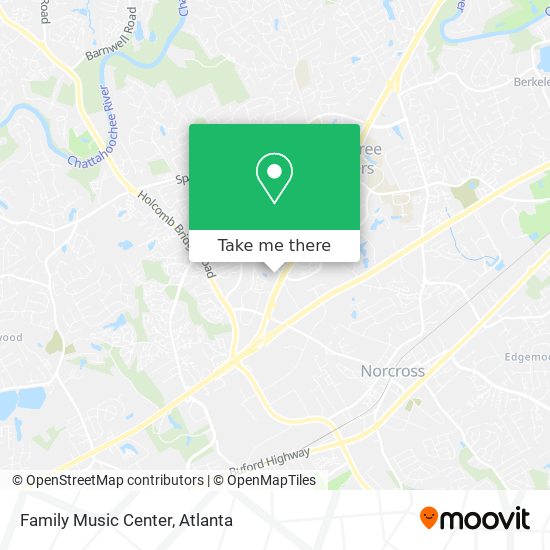 Family Music Center map