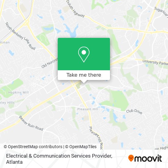 Electrical & Communication Services Provider map