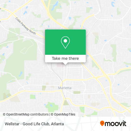 Wellstar - Good Life Club map