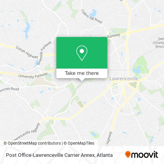 Mapa de Post Office-Lawrenceville Carrier Annex