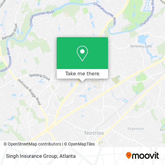 Mapa de Singh Insurance Group