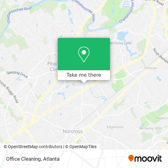 Office Cleaning map