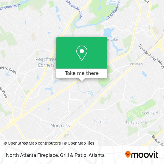 Mapa de North Atlanta Fireplace, Grill & Patio