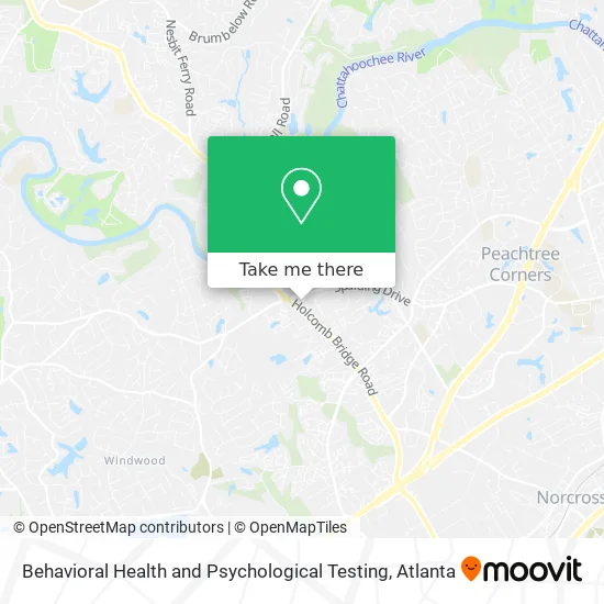 Behavioral Health and Psychological Testing map