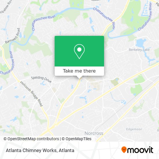 Mapa de Atlanta Chimney Works