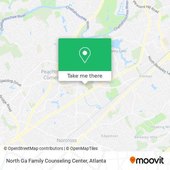 Mapa de North Ga Family Counseling Center