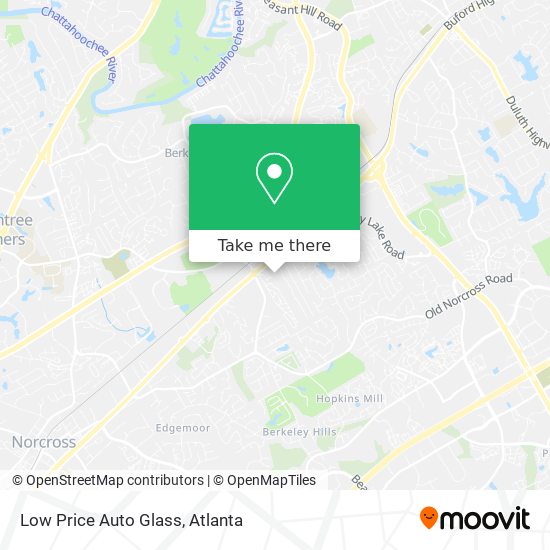 Mapa de Low Price Auto Glass