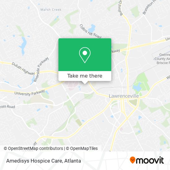 Mapa de Amedisys Hospice Care