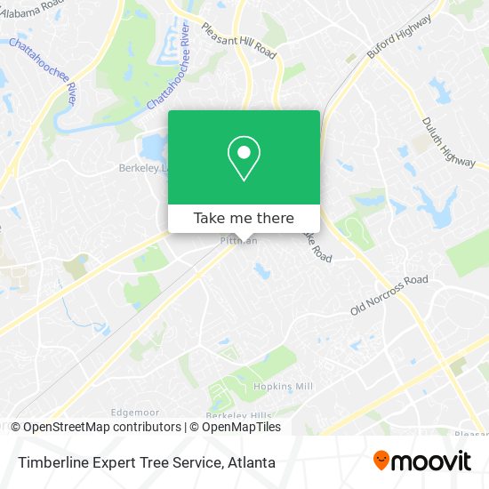 Timberline Expert Tree Service map