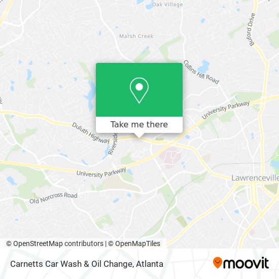 Mapa de Carnetts Car Wash & Oil Change