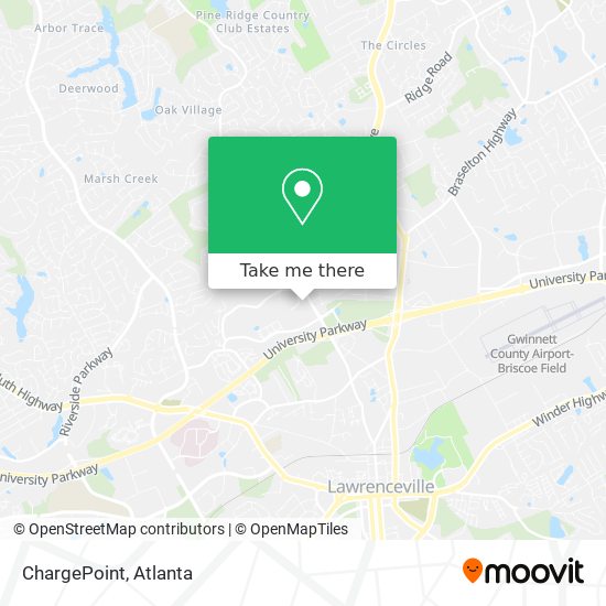 ChargePoint map