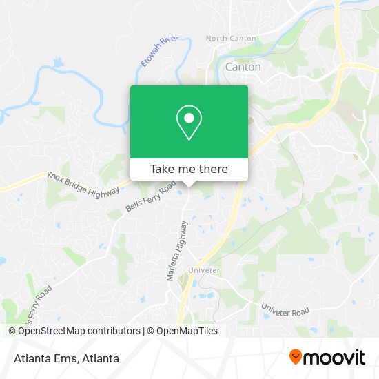 Mapa de Atlanta Ems