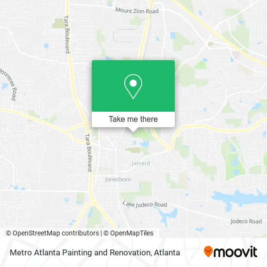 Metro Atlanta Painting and Renovation map