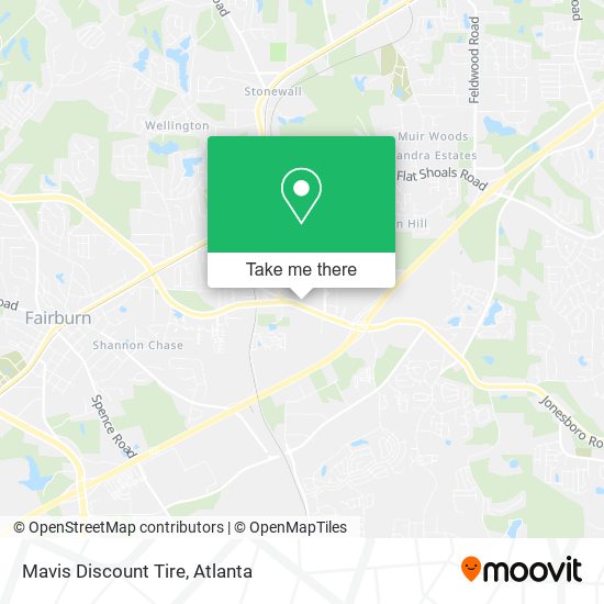 Mavis Discount Tire map