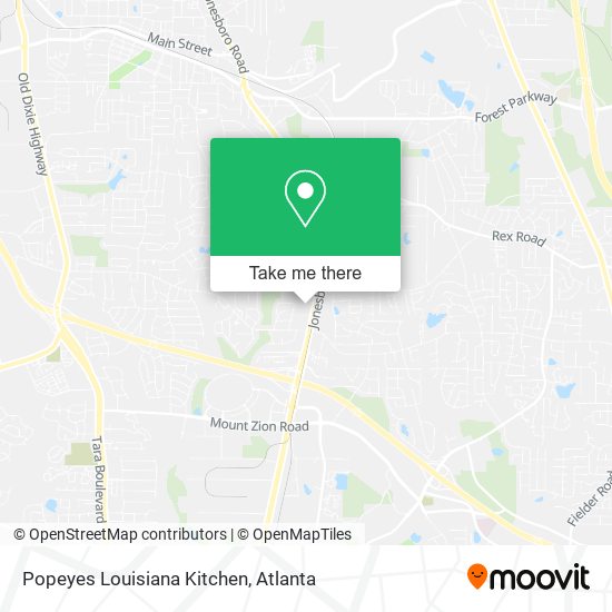 Popeyes Louisiana Kitchen map