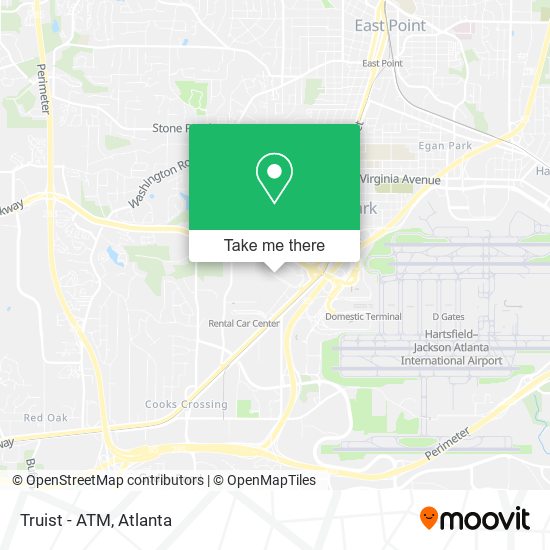 Mapa de Truist - ATM