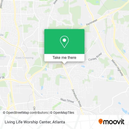 Living Life Worship Center map