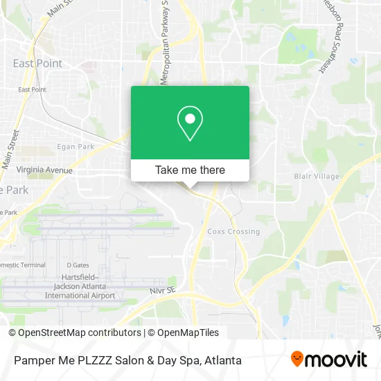 Mapa de Pamper Me PLZZZ Salon & Day Spa