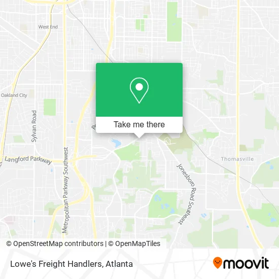 Lowe's Freight Handlers map