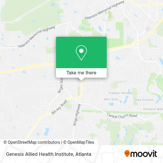 Genesis Allied Health Institute map