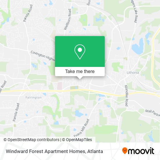 Windward Forest Apartment Homes map