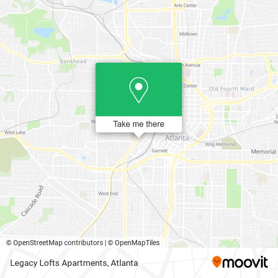Mapa de Legacy Lofts Apartments