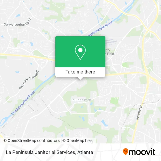 La Peninsula Janitorial Services map