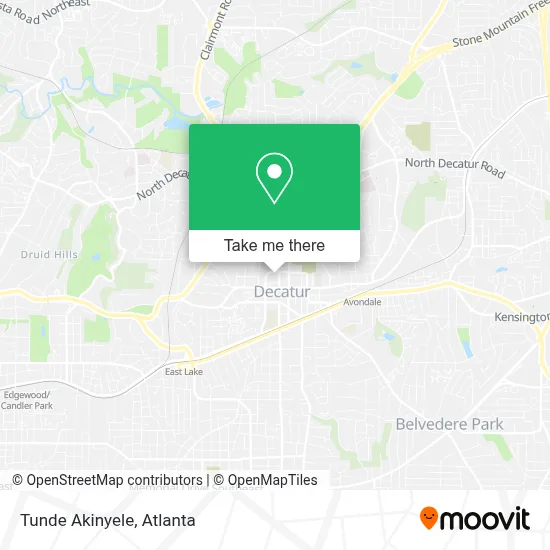 Tunde Akinyele map