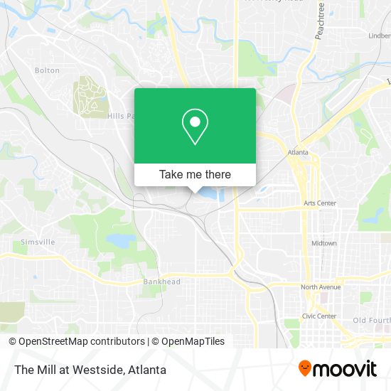 The Mill at Westside map