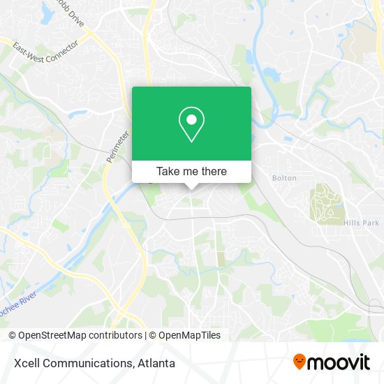 Xcell Communications map