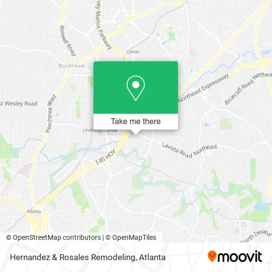 Hernandez & Rosales Remodeling map