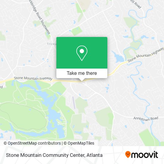 Stone Mountain Community Center map