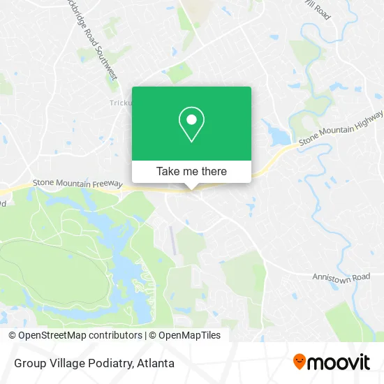 Group Village Podiatry map