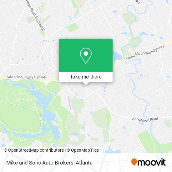 Mike and Sons Auto Brokers map