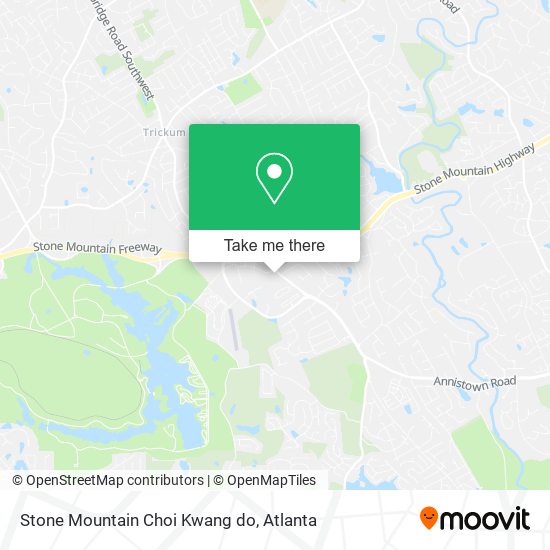 Stone Mountain Choi Kwang do map