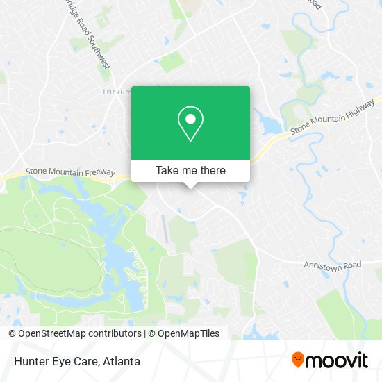 Hunter Eye Care map