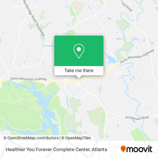 Healthier You Forever Complete Center map