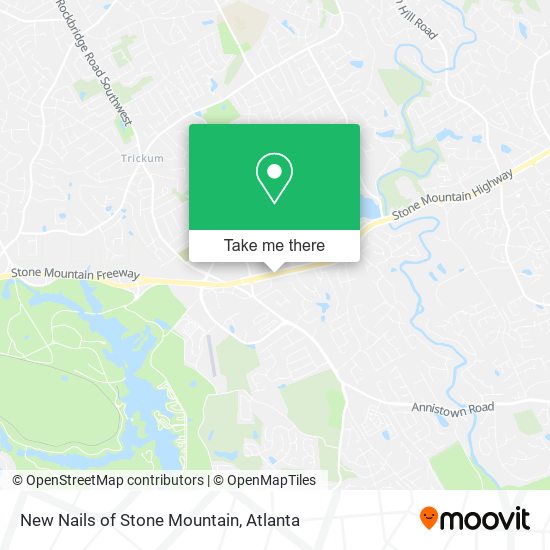 Mapa de New Nails of Stone Mountain