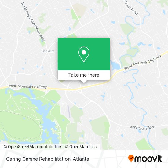 Caring Canine Rehabilitation map