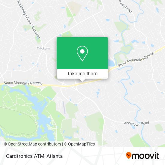 Cardtronics ATM map