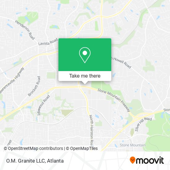 O.M. Granite LLC map
