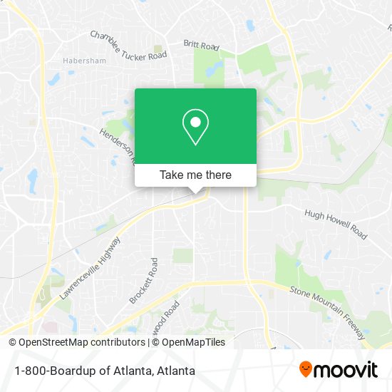 1-800-Boardup of Atlanta map