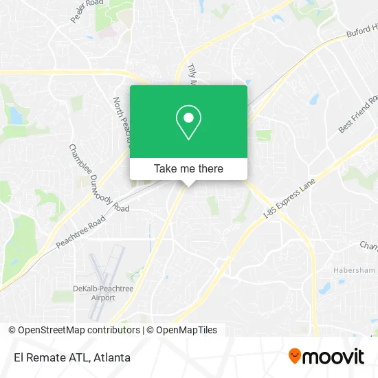 Mapa de El Remate ATL
