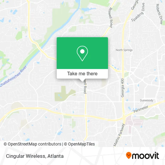 Cingular Wireless map
