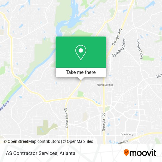 AS Contractor Services map