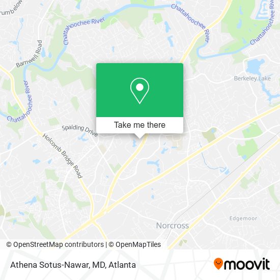 Mapa de Athena Sotus-Nawar, MD