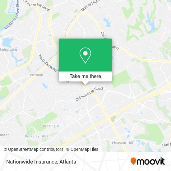 Mapa de Nationwide Insurance