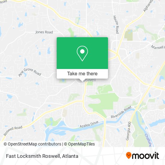 Mapa de Fast Locksmith Roswell